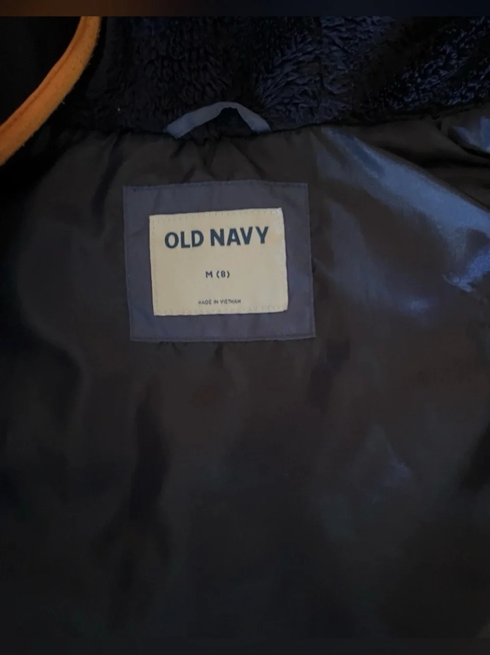 Old Navy Boys Medium Size 8 Zip Up Hoodie Jacket